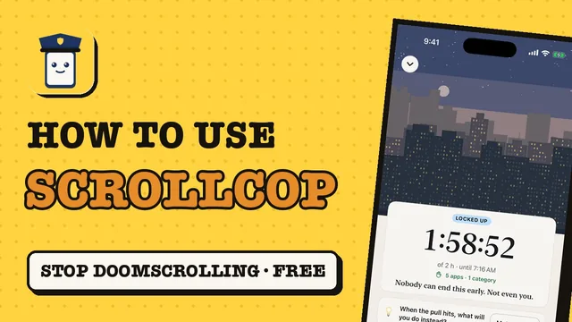 How to use ScrollCop: tutorial video