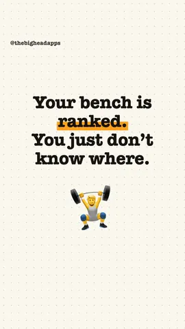 Brolic reel: your bench is ranked