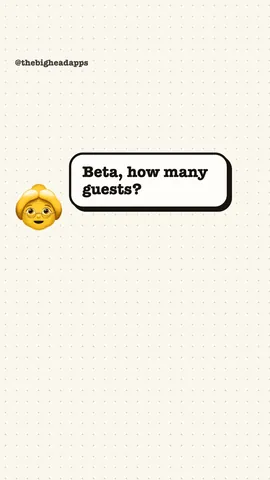 Gathr reel: beta, how many guests?