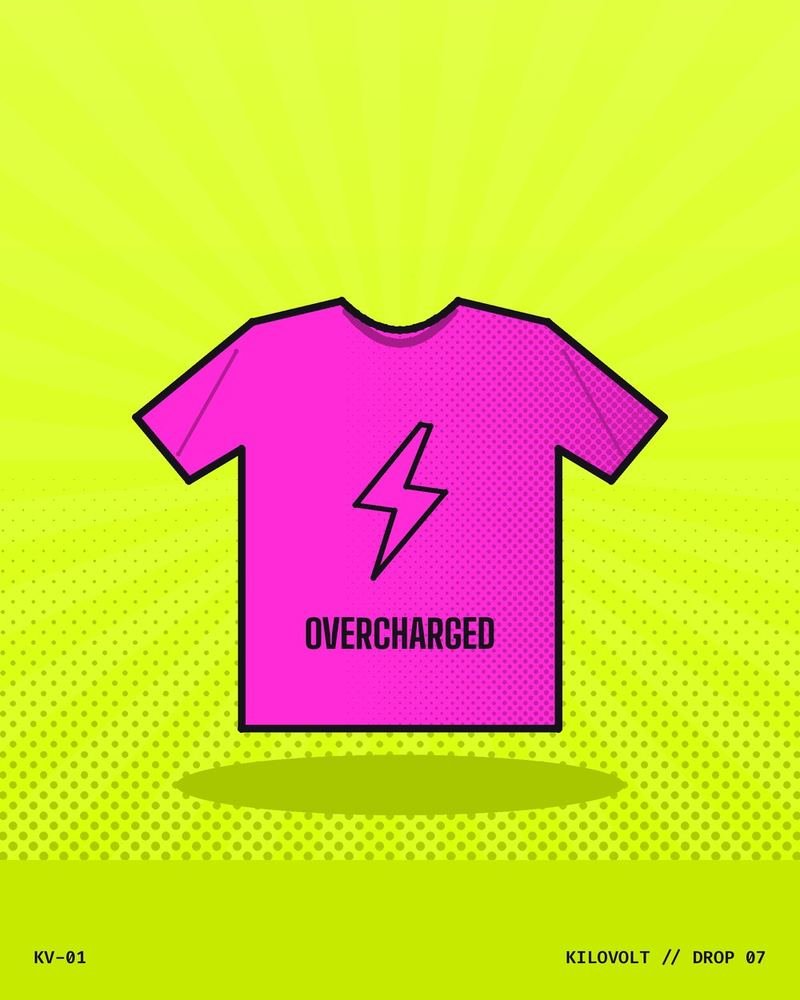 Pink Overcharge tee