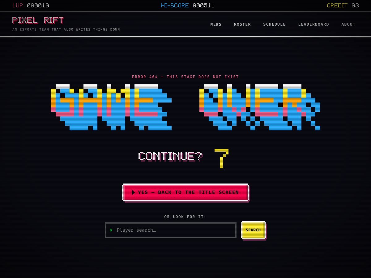 Highscore free WordPress theme — the lost page