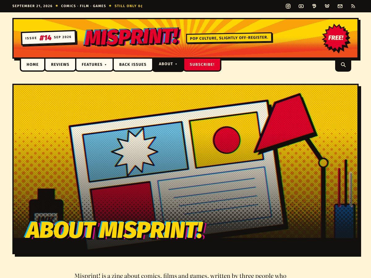 Splashpage free WordPress theme — the about page